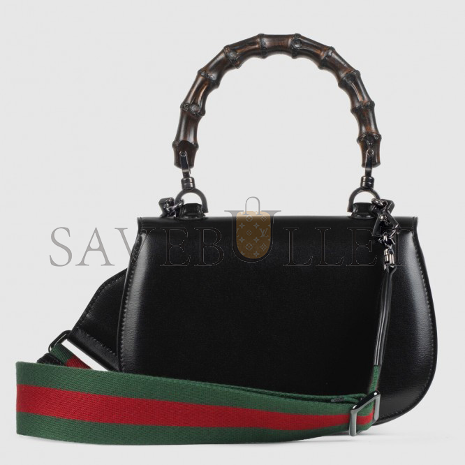 GUCCI BAMBOO 1947 SMALL TOP HANDLE BAG 675797  (21*15*7cm)